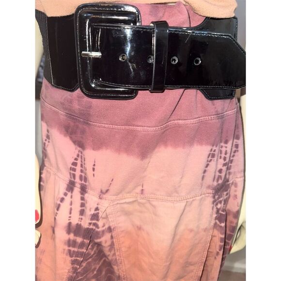 Steven by Steve Madden Women's Black Wide Waist Belt S/M patent leather - Picture 2 of 4